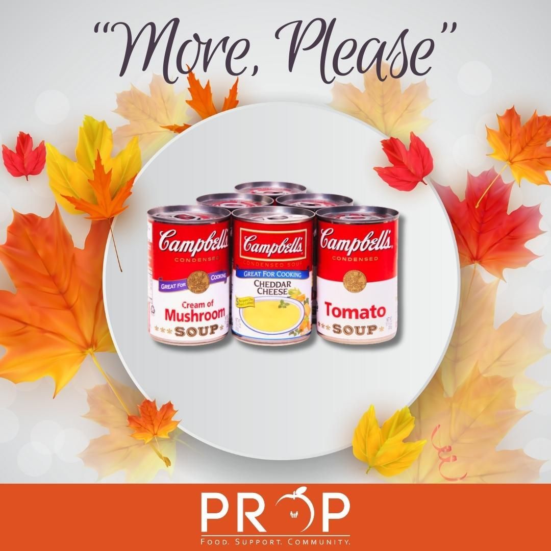 Popup for PROP Food Drive Eden Prairie Center