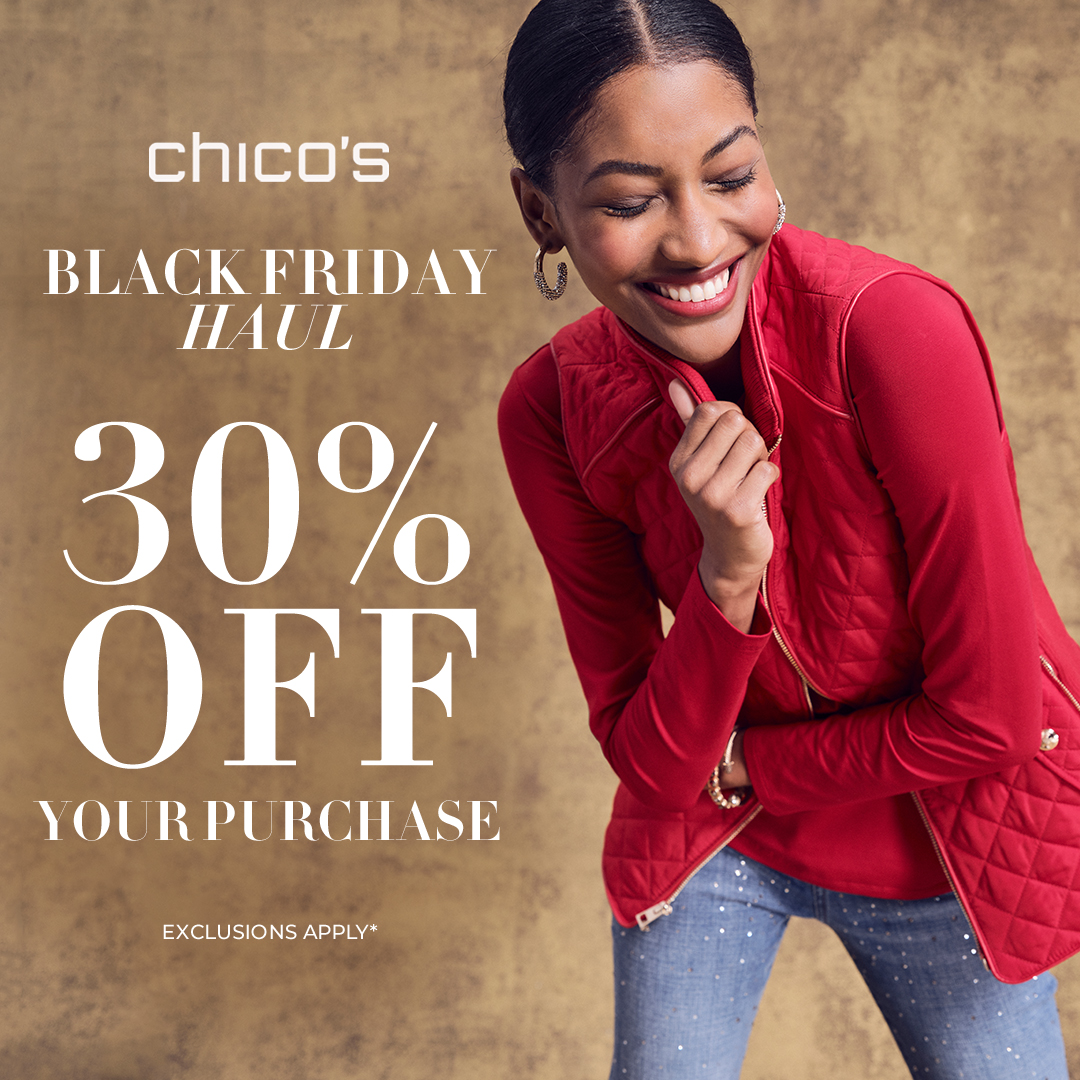 BLACK FRIDAY PROMOTION @ Chico’s icon