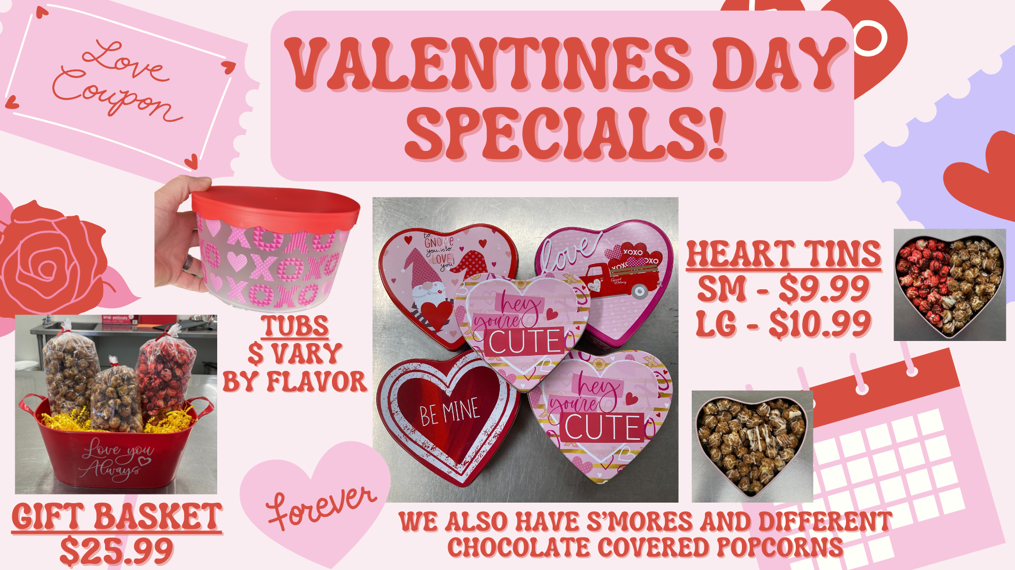 Valentine’s Day Specials @ Three Mad Poppers icon