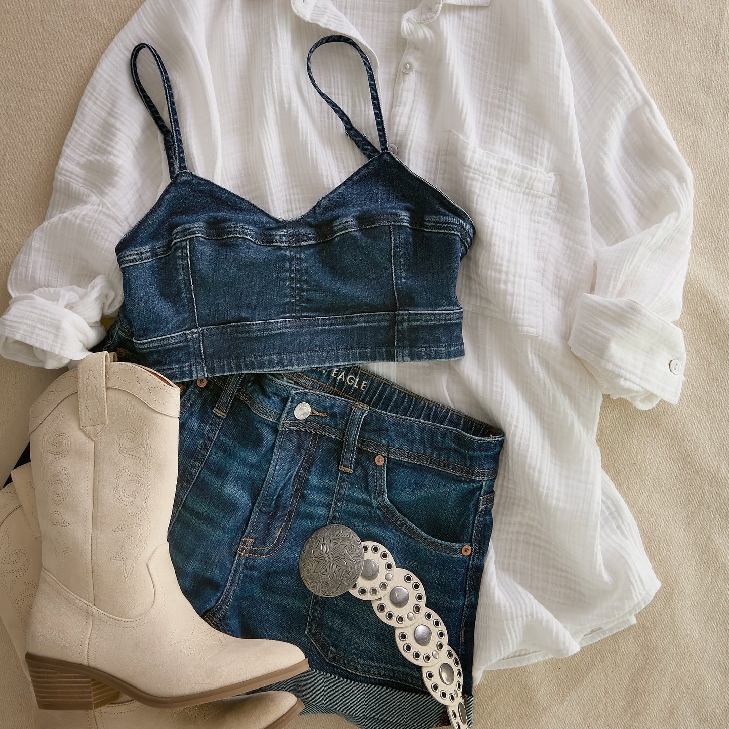 EDP TN AE Eden Prairie Center American Eagle denim outfit