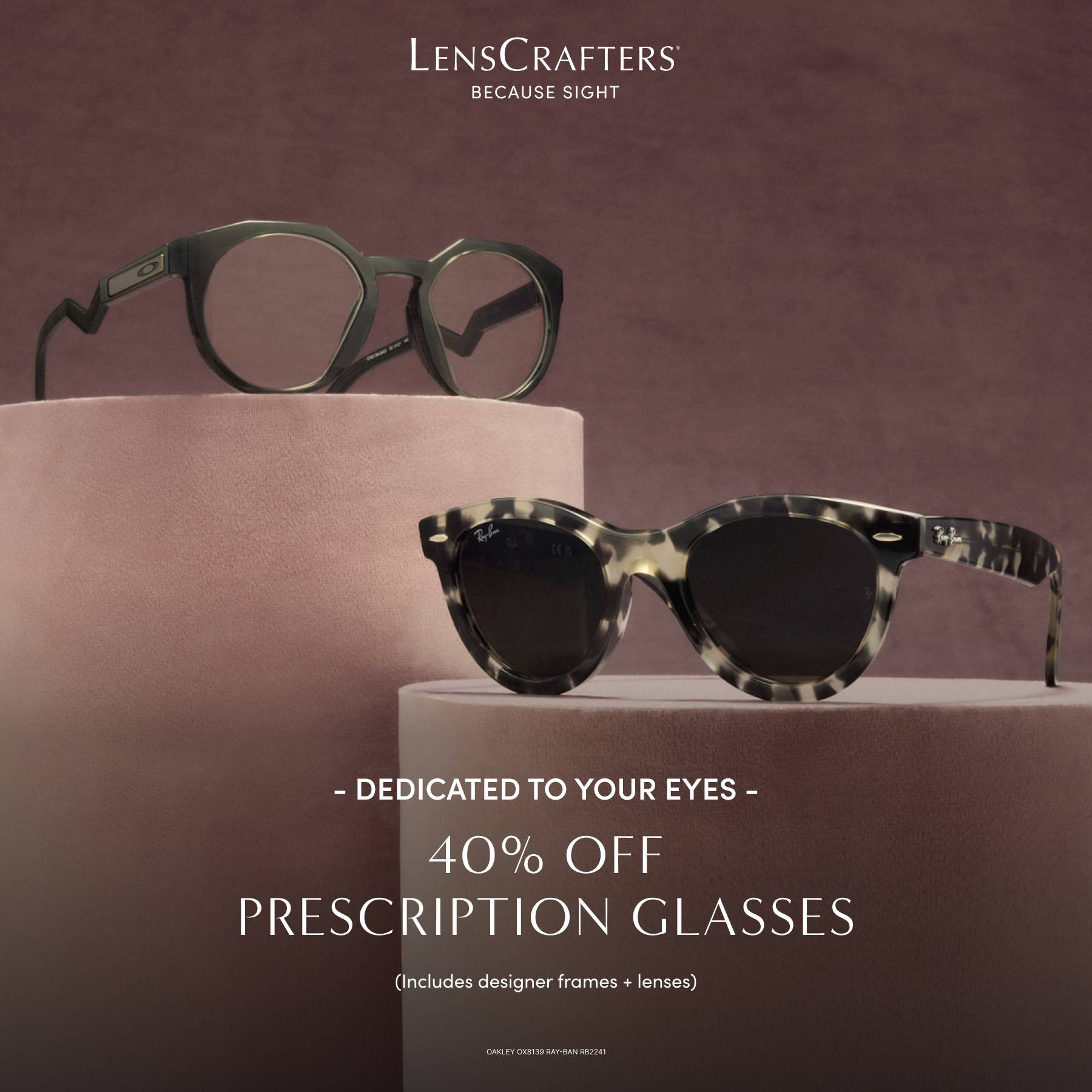40% OFF PRESCRIPTION GLASSES icon